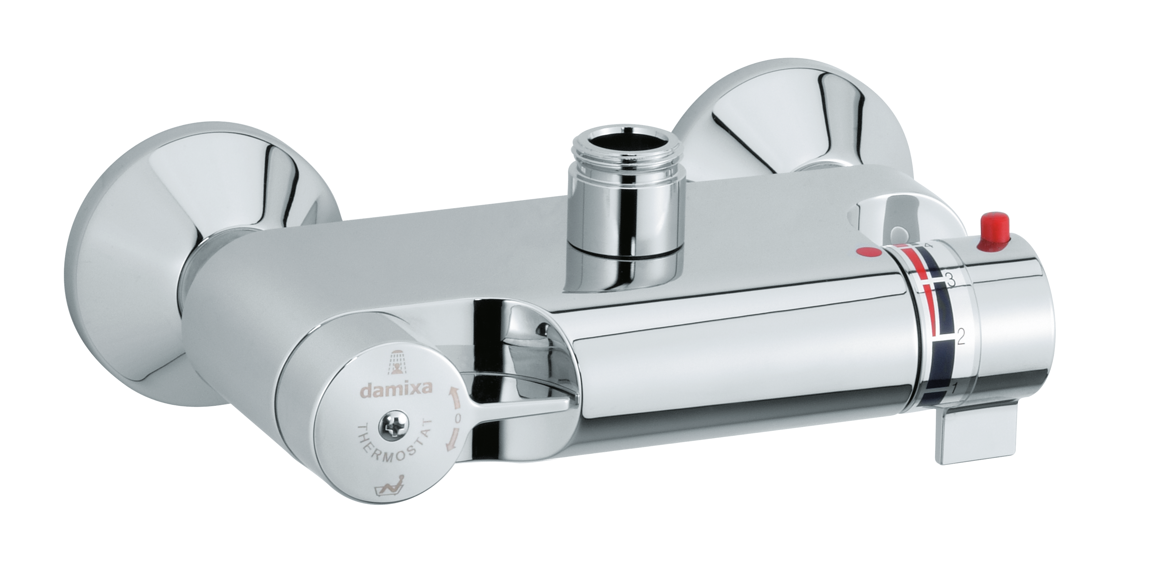 Thermostaten Chroom Thermostatische bad/douchemengkraan [https//damixa.nl]