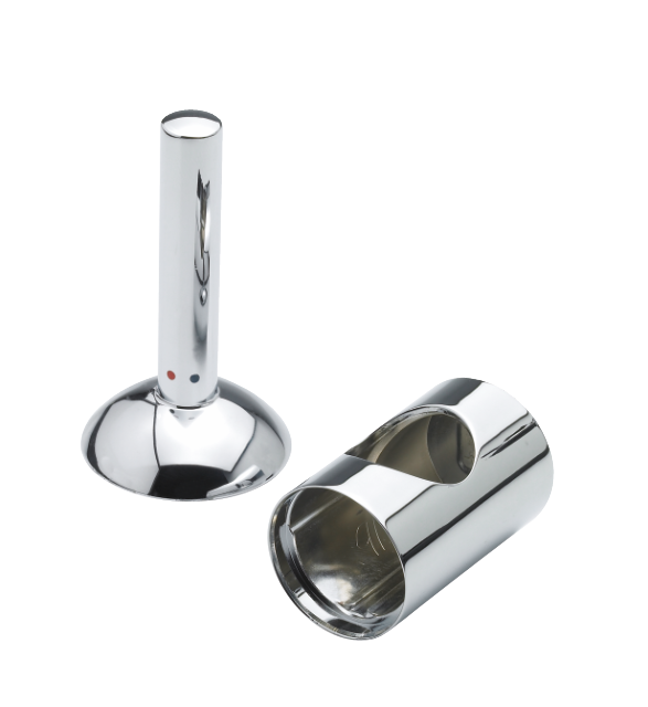 Damixa Arc cap and handle for kitchen and basin mixer in chrome 