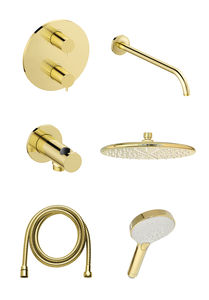 Concealed Silhouet HS1 - Complete concealed shower system (Polished Brass PVD)