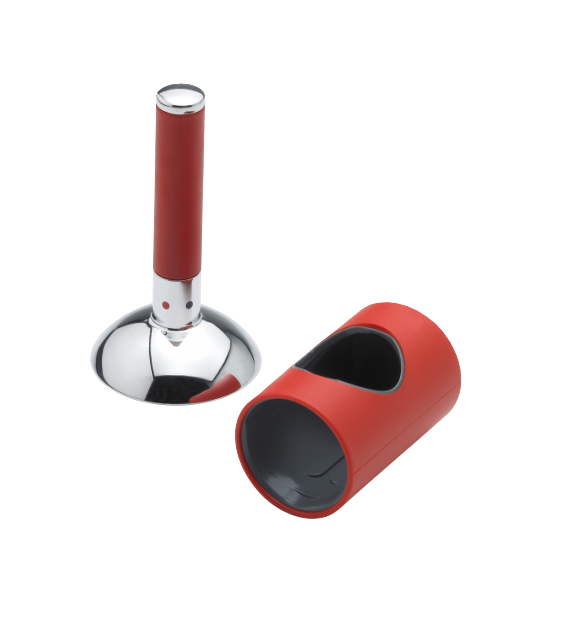 Damixa Arc cap and handle in chrome/red